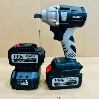 Máy siết bulong dùng pin không chổi than 199V Hitachi lực siết 330NM