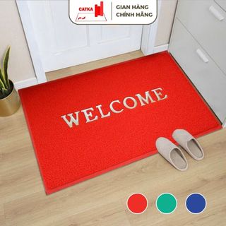 Thảm Nhựa Chùi Chân Welcome Chống Thấm Nước Loại Bỏ Bụi Bẩn Bảo Vệ Nền Khỏi Trầy Xước Trang Trí Nhà Ở