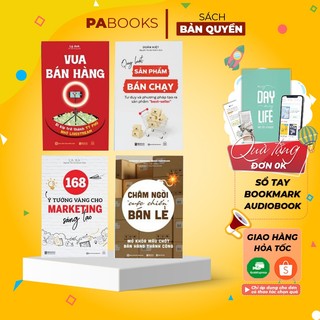 Sách - Vua bán hàng, quy luật sản phẩm bán chạy, 168 ý tưởng vàng cho marketing, châm ngòi cuộc chiến bán lẻ Bizboo