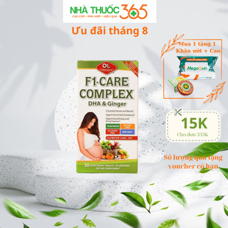 Viên Uống Cho Bà Bầu Olympian labs F1- Care Complex Bổ Sung Vitamin Tổng Hợp 30 Viên