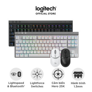 Combo không dây Bàn phím game Logitech G515 | Chuột game Logitech G309 - Switch LIGHTFORCE, HERO 25K