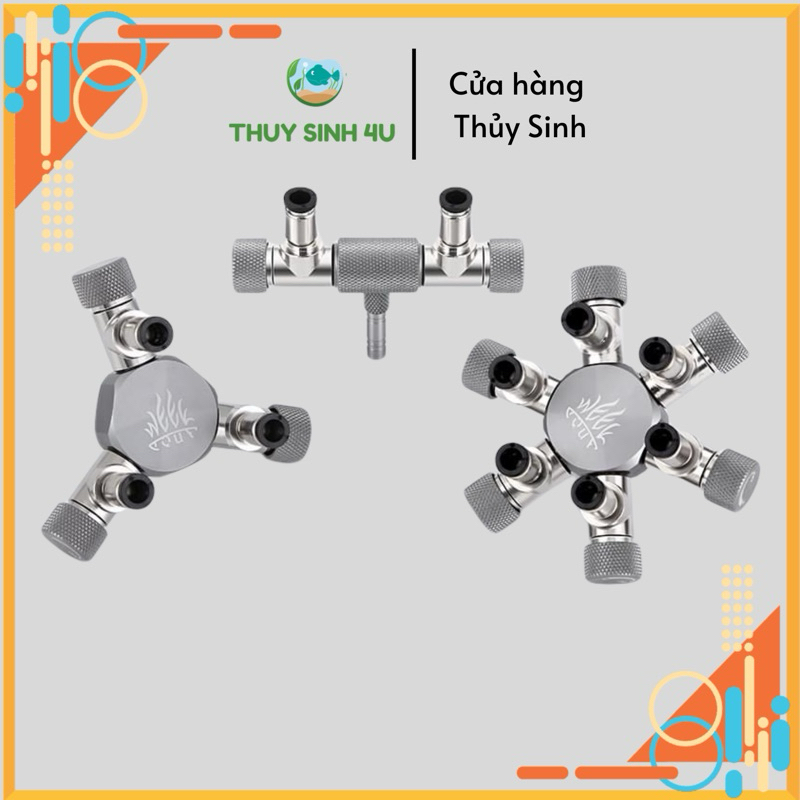 Van chia CO2 Week Aqua cao cấp cho hệ thống CO2 thuỷ sinh
