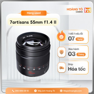 Ống kính 7artisans 55mm f/1.4 Mark II (For Fujifilm/Sony) Cũ đẹp