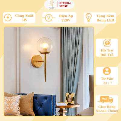 Đèn Tường Energy Green Lighting Mặt Trăng 6017 - Decor Trang Trí Phòng Khách / Phòng Ngủ