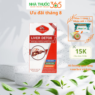 Viên Uống Bổ Gan OLYMPIAN LABS Liver Detox Cho Lá Gan Khoẻ Mạnh 60 Viên
