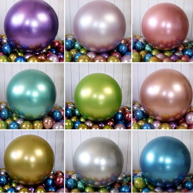 ( Size to 45cm) Bóng siêu nhũ mạ crom size to