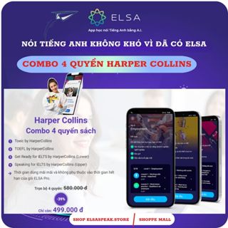 ELSA HarperCollins 4 cuốn - Khóa luyện thi chứng chỉ quốc tế