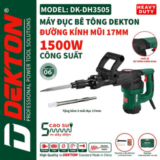 Máy đục bê tông điện dekton dk-dh3505 mũi 17mm - tym shop