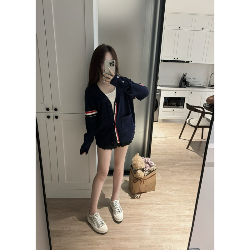 EMPINKCLOTHING/ ÁO CADIGAN THOM KẺ TAY, CÓ CÚC SƯỜN [ CHÍNH CHỦ EMPINK] | BigBuy360 - bigbuy360.vn