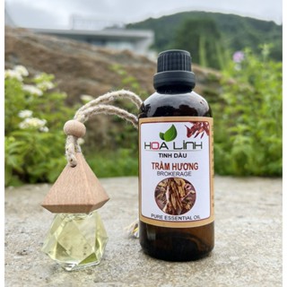  Tinh Dầu Hương nước hoa TRẦM HƯƠNG - TRẦM VÀNG nguyên chất đặm đặc 100ML - 50ML  Tặng vỏ lọ treo xe  