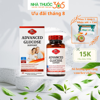 Viên Uống Hỗ Trợ Ổn Định Đường Huyết Olympian labs Advanced Glucose Support - Hộp 60 Viên