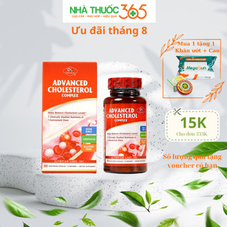 Advanced Cholesterol Complex - Hỗ Trợ Cân Bằng Cholesterol, Giảm Mỡ Máu - Hộp 30 viên