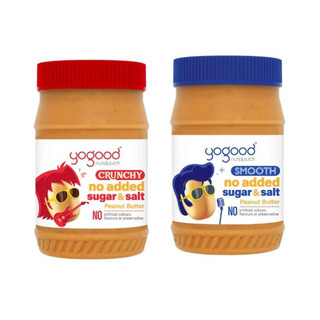 Bơ đậu phộng không đường Yogood Peanut Butter - No added sugar 453g