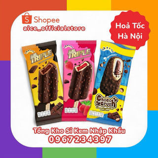 Kem thái lan mr triple iberri vị dâu/ chocolate/ choco crush 68g - nhập khẩu - date 2026