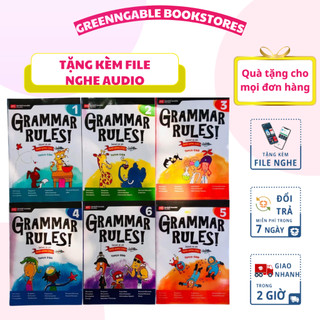 Thanh lý giá gốc: Grammar rules bộ 6 cuốn in đen trắng