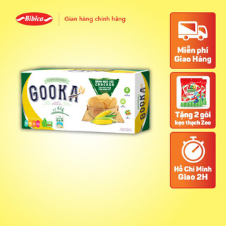 Bánh Gooka Cracker Ngũ Cốc Khoai Tây Bibica 160g