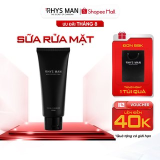 Sữa rửa mặt nam RHYS MAN hương dừa thơm mát Rhys Coconut Fresh 100ml