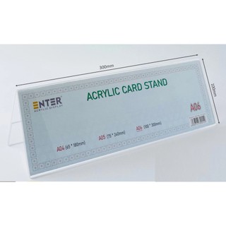 KỆ MICA CHỨC VỤ 2 MẶT ĐẠI A06, KT 10CM X 30CM