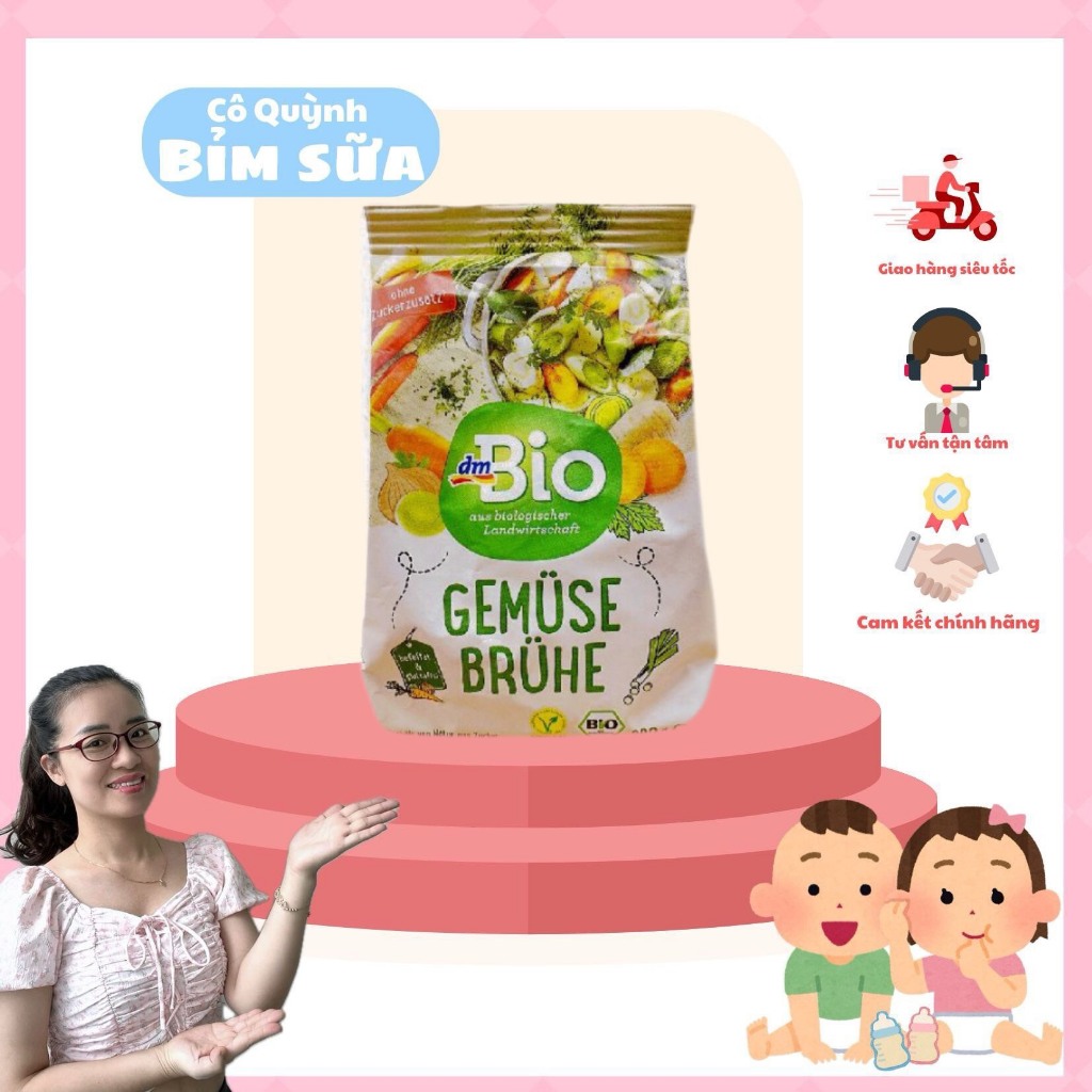 Bột nêm ăn dặm rau củ hữu cơ GEMUSE - DM BIO 🥒🥒🥒