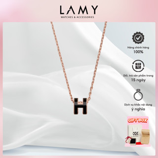 Dây chuyền nữ CDE H-shaped Rose Black CDE6028BL