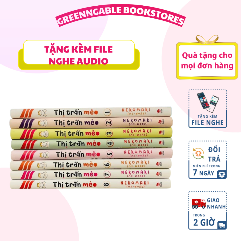 Sách -Thị Trấn Mèo (Trọn bộ 8 cuốn)-Kim Đồng