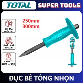 Đồ nghề total đục bê tông nhọn 250mm tht4221026 - 300mm tht4221226