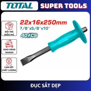 Đồ nghề total đục sắt dẹp 22mm tht4211026 - 24mm tht4211226