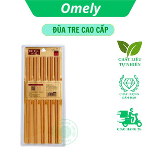Đũa Tre Ăn Cơm - Chất Liệu Tự Nhiên, Chống Mốc, An Toàn Cho Sức Khỏe, Hộp 10 Đôi