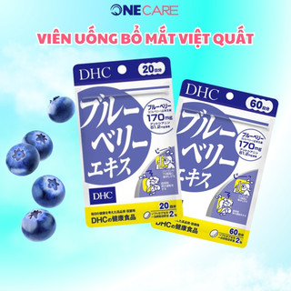 Viên uống DHC bổ mắt việt quất cải thiện thị lực 20 ngày (40 viên) DHC Blueberry extract, Onecare