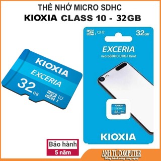 Thẻ Nhớ SDXC KIOXIA EXCERIA 32Gb class 10 U1 100Mb/s