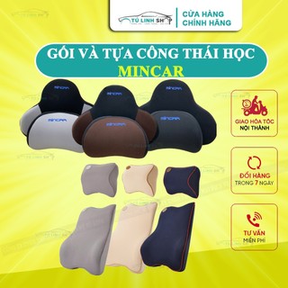 Gối tựa đầu và lưng bằng cao su non công thái học cho ghế ô tô và văn phòng