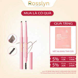 Bút Kẻ Lông Mày PINKFLASH OhMyEmoji Dễ Tán Chống Nước Giữ Màu Lên Đến 8 Tiếng Tích Hợp Đầu Cọ Chải Tiện Dụng 0.2g R