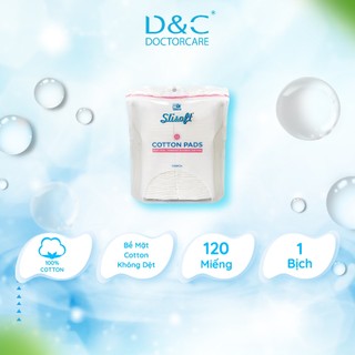 Bông tẩy trang Slisoft cotton không dệt, mềm mịn an toàn cho da