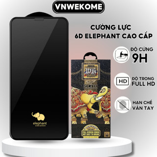 Kính cường lực iphone 6D VNWEKOME chống mẻ cạnh dán màn hình ip xs xr 11 12 13 14 15 16 pro max