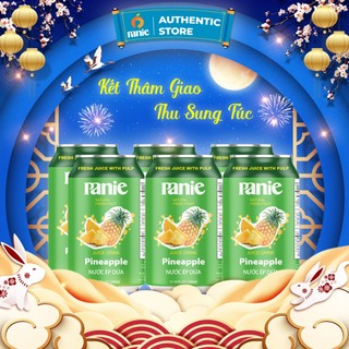 - nước ép trái cây panie hương dứa - lon 330ml - deal sốc