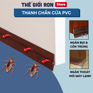 Thanh Dán Ron Chặn Cửa, Miếng Chặn Cửa toilet, Đi Hơi Máy Lạnh  - PVC Cao Cấp - Cách Âm, Chống Côn Trùng, Ngăn Bụi