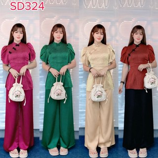 Pháp phục đi lễ , đồ lam đi chùa , đồ bộ bà ba -sd324