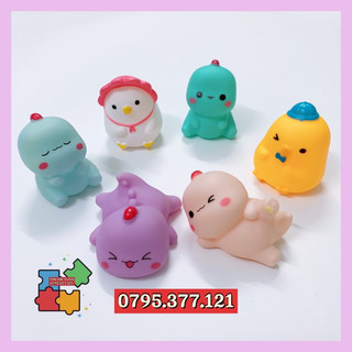 [LOẠI XỊN] Đồ chơi thú bóp kêu chíp chíp, đồ chơi nhà tắm, đồ chơi chút chít nhiều hình đáng yêu