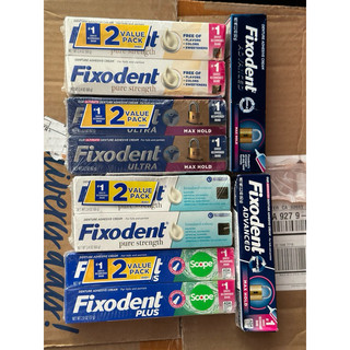 Keo dán hàm giả, dán hàm tháo lắp Fixodent