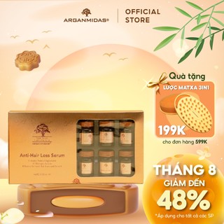 Serum ngừa rụng tóc và hỗ trợ dày tóc Arganmidas - 6mlx10pc