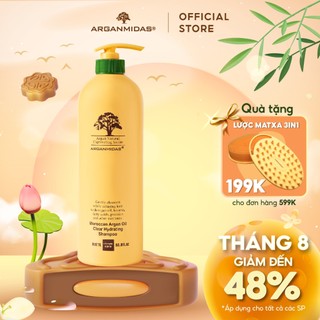 Dầu gội siêu dưỡng ẩm Arganmidas Moroccan Argan Oil Clear Hydrating Shampoo  - 1000ml