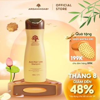 Dầu gội ngừa rụng tóc và hỗ trợ dày tóc Arganmidas - 300ml