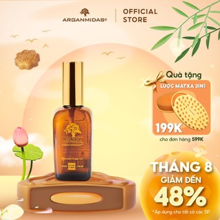 Tinh dầu dưỡng phục hồi tóc hư tổn chuyên sâu Arganmidas Moroccan Argan Oil 100ml