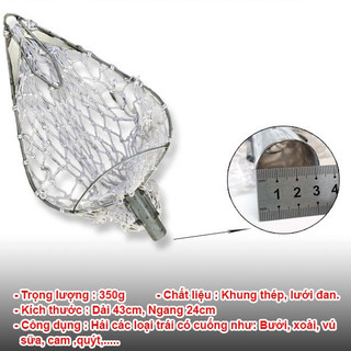 Lồng hái trái cây trên cao 2 dao cắt cuống - Bền đẹp tiện dụng