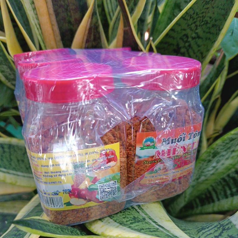 1 Lốc 6 Hủ Muối Tôm Miền Tây 100g (80)