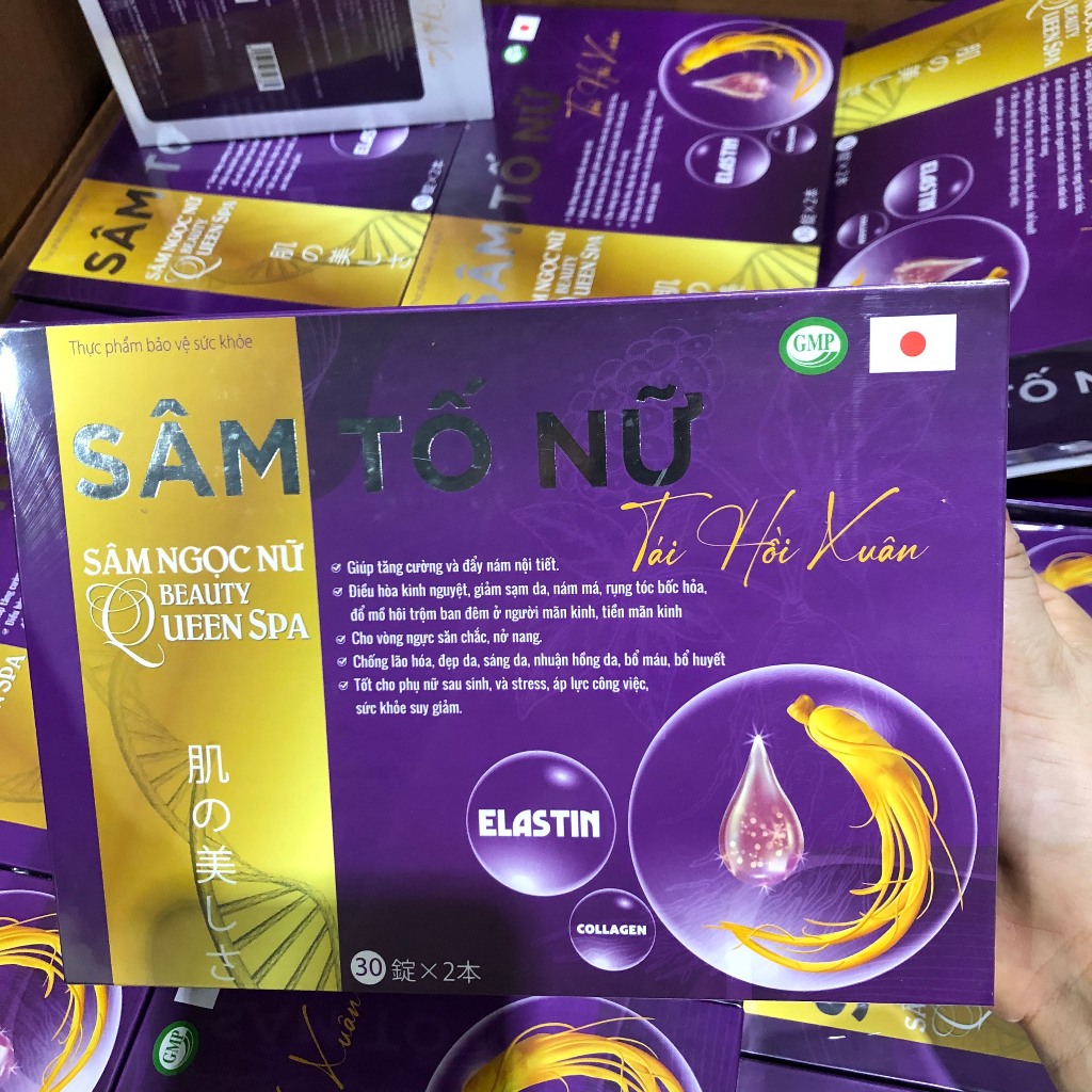 Viên uống nội tiết tố nữ Sâm Ngọc Nữ Hộp 2 lọ x 30 viên giúp đẹp da, hỗ trợ nội tiết