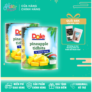 [HÀNG CHÍNH HÃNG] Dứa Tươi Nguyên Lát Đóng Lon Dole