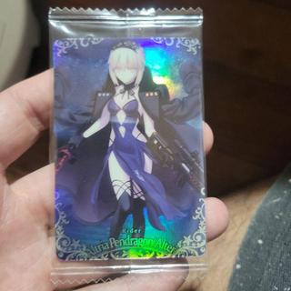 H Thẻ bài sưu tầm bánh xốp Fate Grand Order FGO Artoria Pendragon Alter SR - Super Rare - Tặng bọc bài nhựa bảo quản