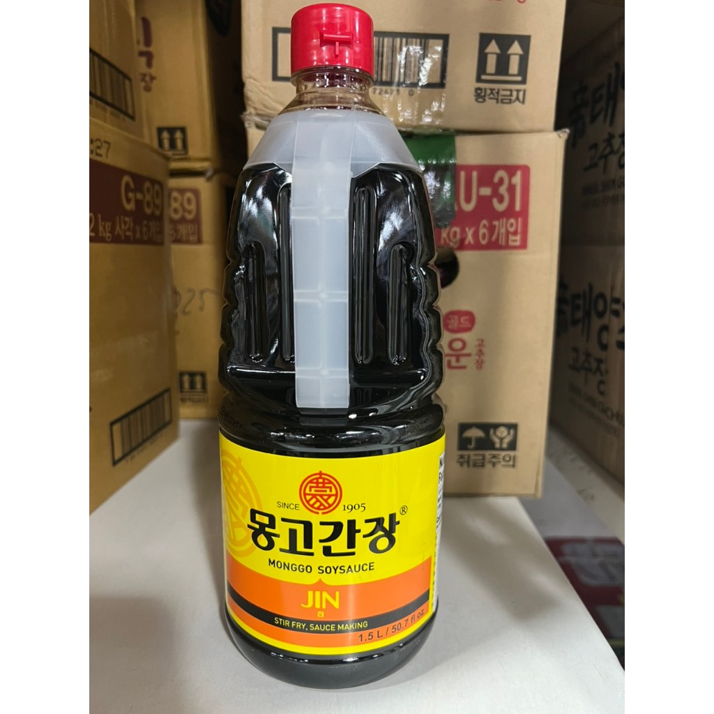 Xì dầu monggo jin hàn quốc 1.5l  - 진간장