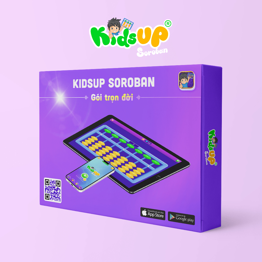 Khóa học Kids UP - KidsUp Soroban Gói Trọn đời Tặng Bút Cảm Ứng
